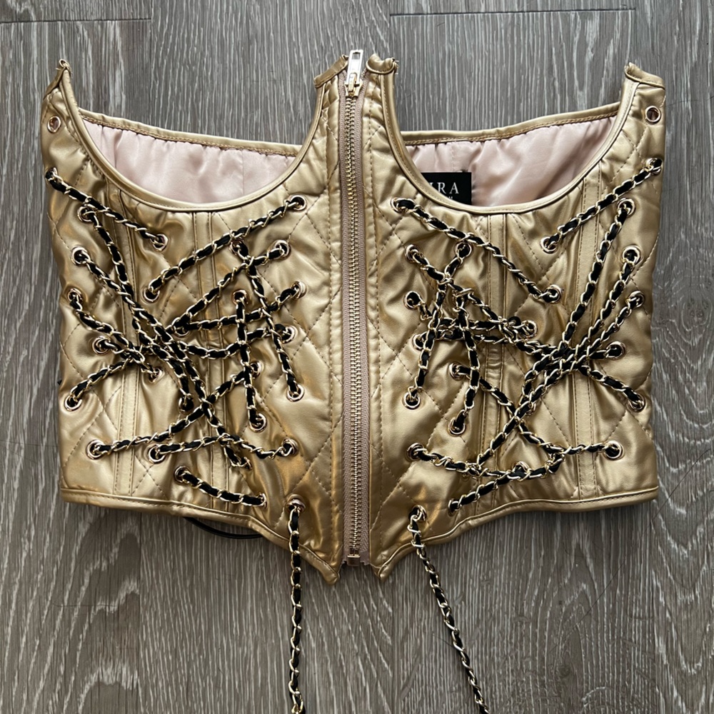 Akira Gold Corset
